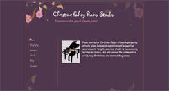 Desktop Screenshot of christinefaheypianostudio.com